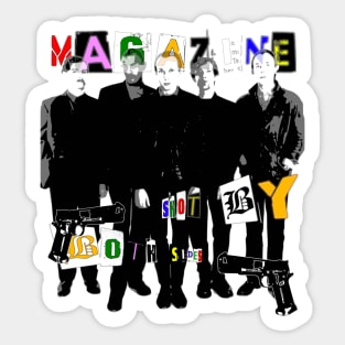 Magazine - Shot By Both Sides. Sticker